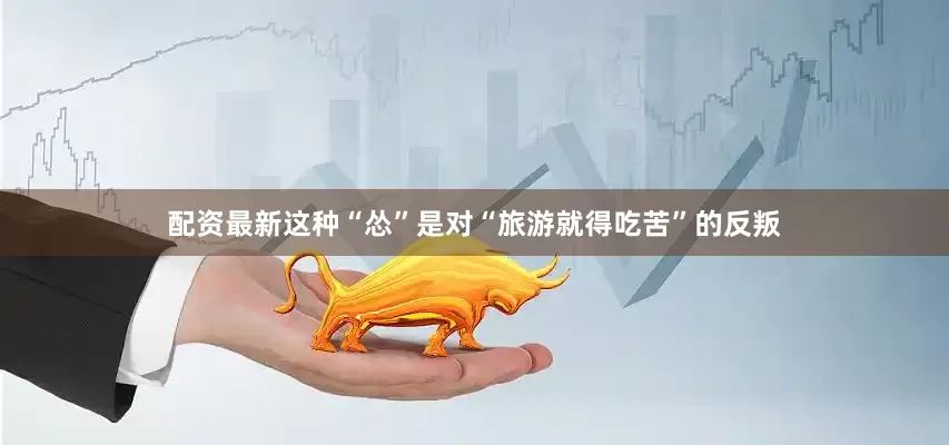 配资最新这种“怂”是对“旅游就得吃苦”的反叛